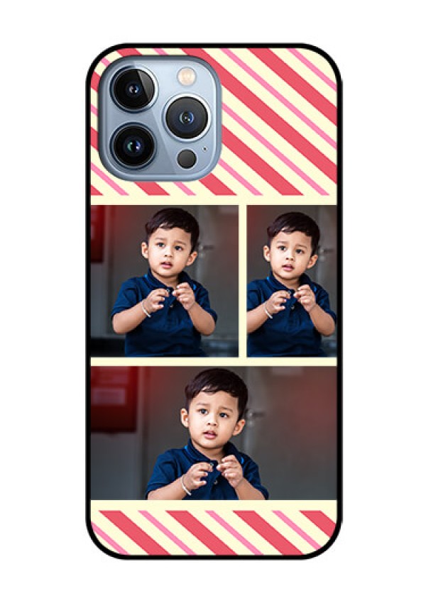 iPhone 13 Pro Max Personalized Glass Phone Case - Picture Upload Mobile Case Design