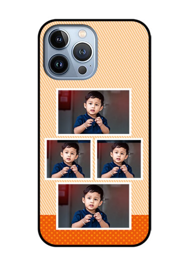 iPhone 13 Pro Max Photo Printing on Glass Case - Bulk Photos Upload Design