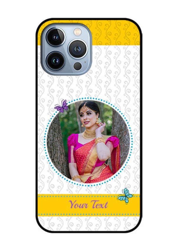 iPhone 13 Pro Max Custom Glass Mobile Case - Girls Premium Case Design