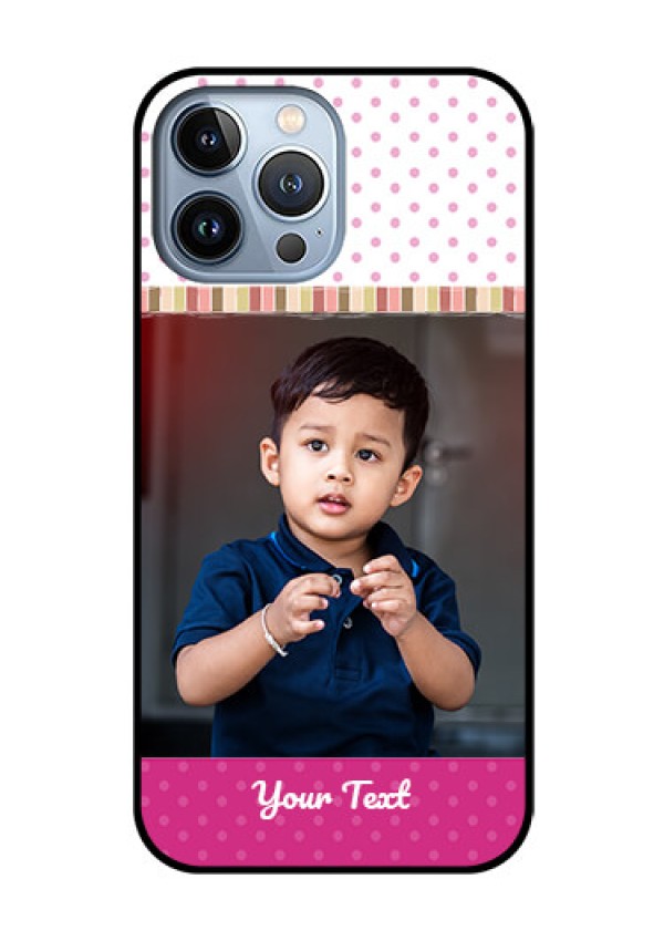 iPhone 13 Pro Max Photo Printing on Glass Case - Cute Girls Cover Design