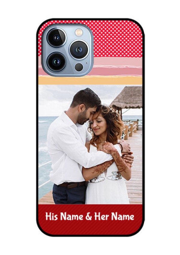 iPhone 13 Pro Max Custom Glass Mobile Case - Premium Case Design