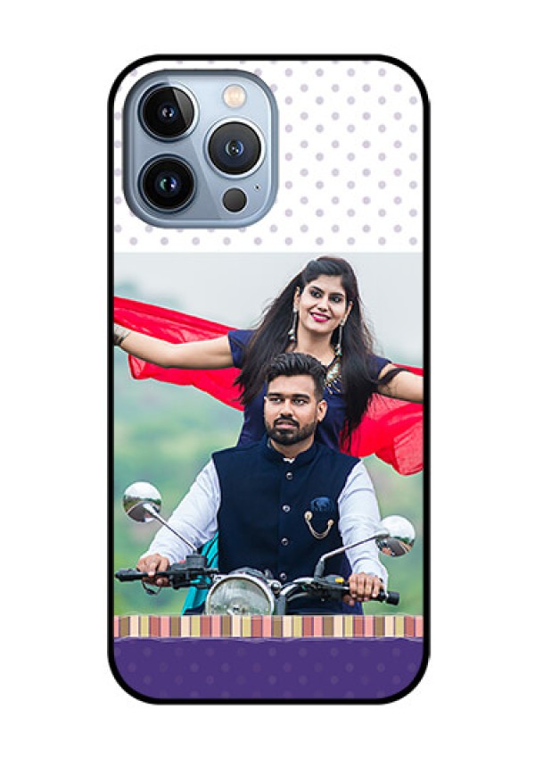 iPhone 13 Pro Max Photo Printing on Glass Case - Cute Family Design