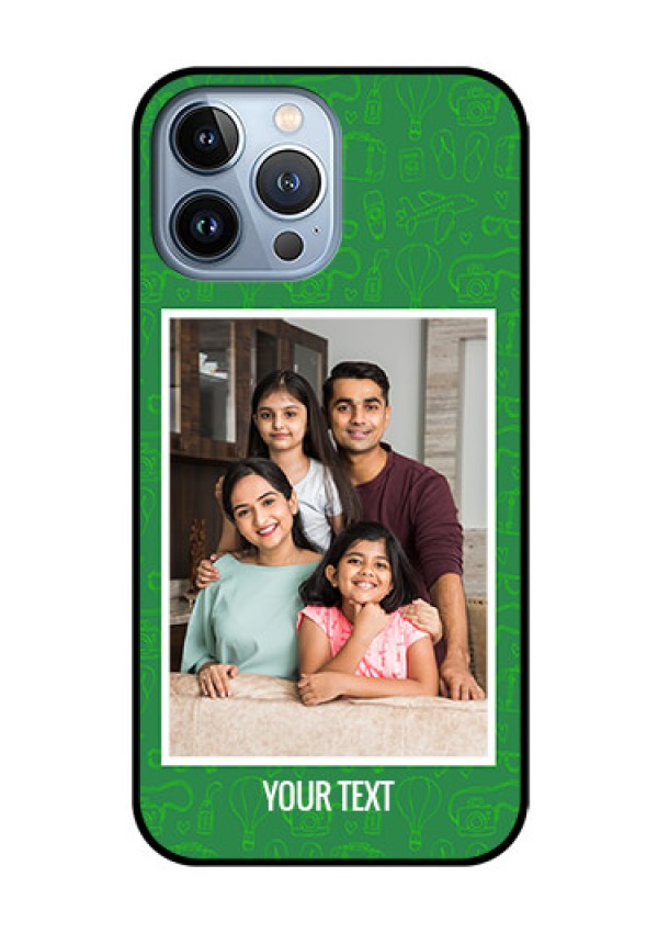 iPhone 13 Pro Max Personalized Glass Phone Case - Picture Upload Design