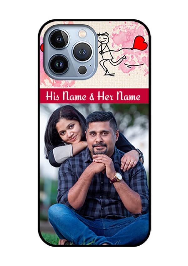 iPhone 13 Pro Max Photo Printing on Glass Case - You and Me Case Design