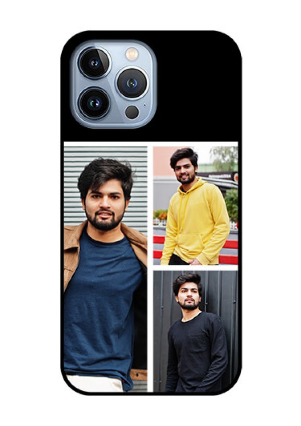 iPhone 13 Pro Max Photo Printing on Glass Case - Upload Multiple Picture Design