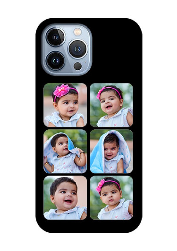 iPhone 13 Pro Max Photo Printing on Glass Case - Multiple Pictures Design