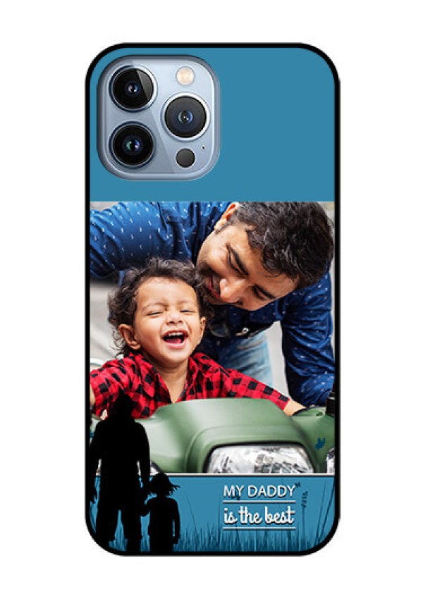 iPhone 13 Pro Max Custom Glass Mobile Case - Best dad design