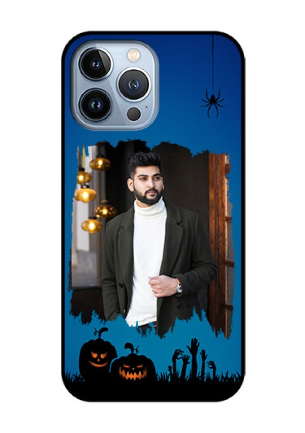 iPhone 13 Pro Max Photo Printing on Glass Case - with pro Halloween design