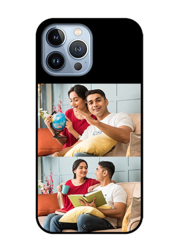 iPhone 13 Pro Max 2 Images on Glass Phone Cover