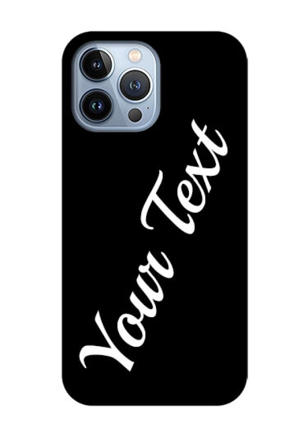 iPhone 13 Pro Max Custom Glass Mobile Cover with Your Name