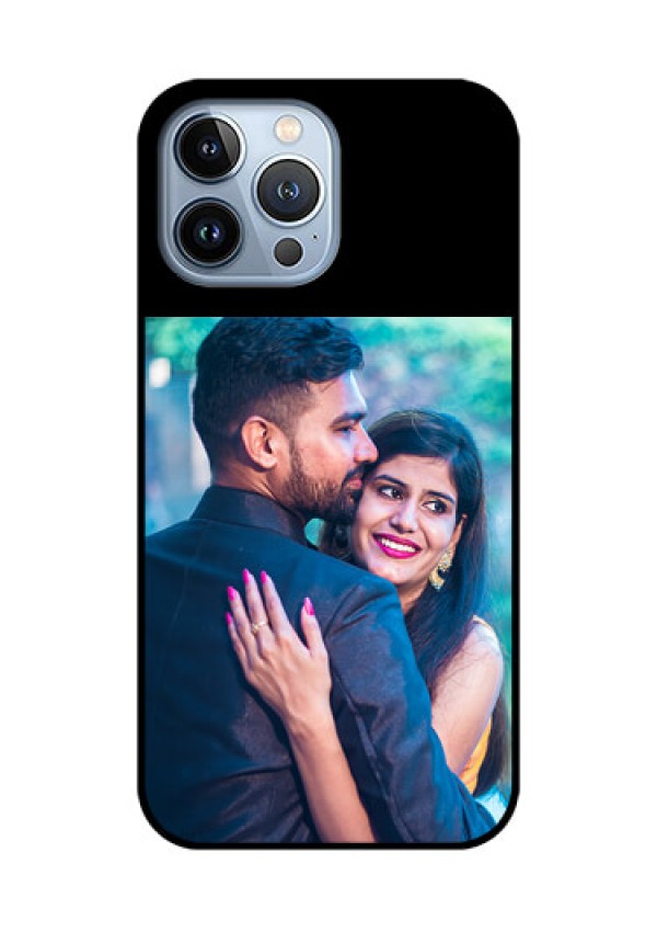 iPhone 13 Pro Max Custom Glass Phone Case - Upload Full Picture With Custom Color Design