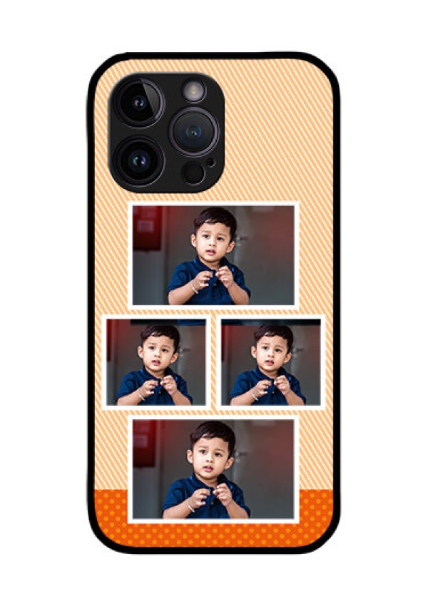 iPhone 14 Pro Max Photo Printing on Glass Case - Bulk Photos Upload Design