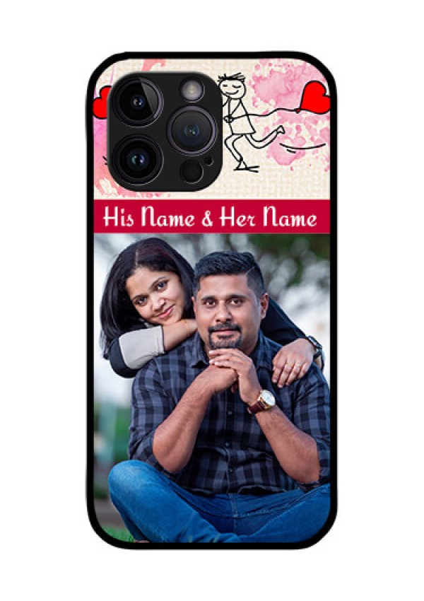 iPhone 14 Pro Max Photo Printing on Glass Case - You and Me Case Design