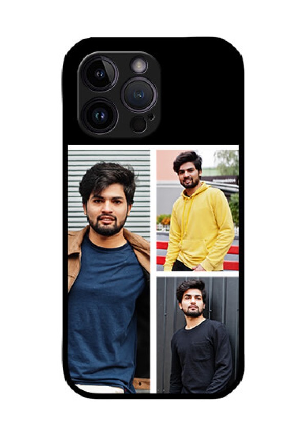 iPhone 14 Pro Max Photo Printing on Glass Case - Upload Multiple Picture Design