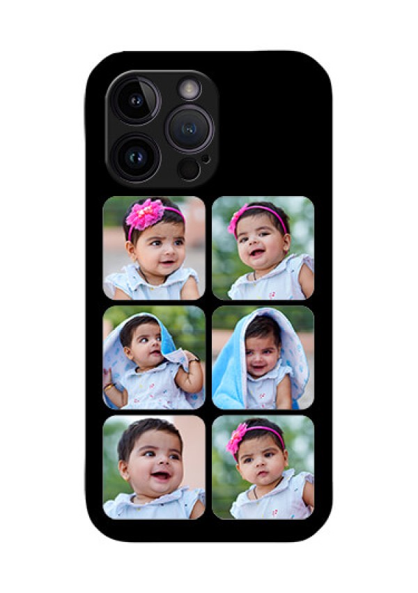 iPhone 14 Pro Max Photo Printing on Glass Case - Multiple Pictures Design