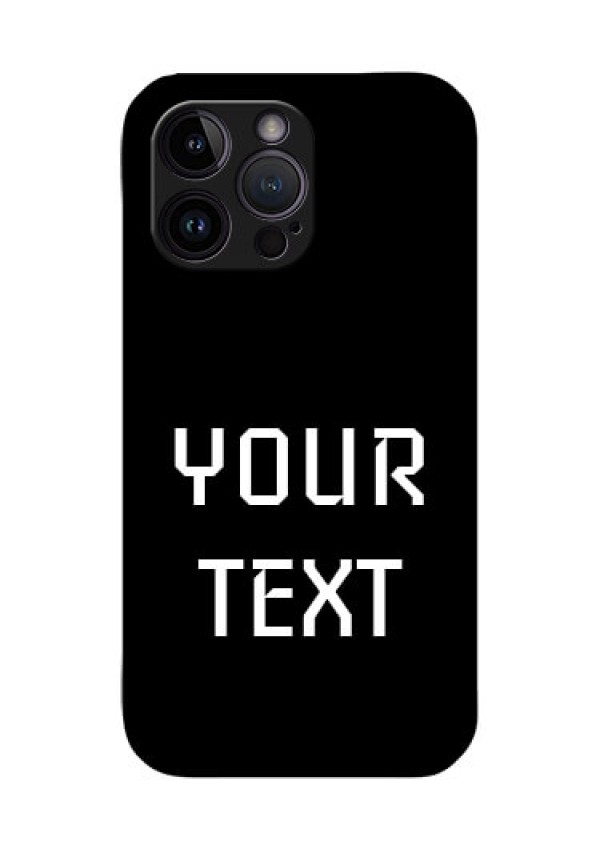 iPhone 14 Pro Max Your Name on Glass Phone Case