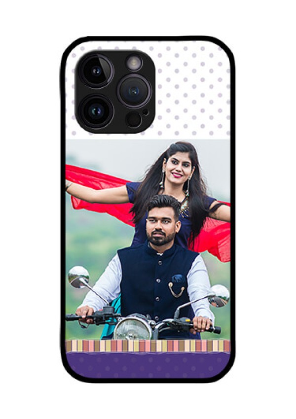 iPhone 14 Pro Photo Printing on Glass Case - Cute Family Design