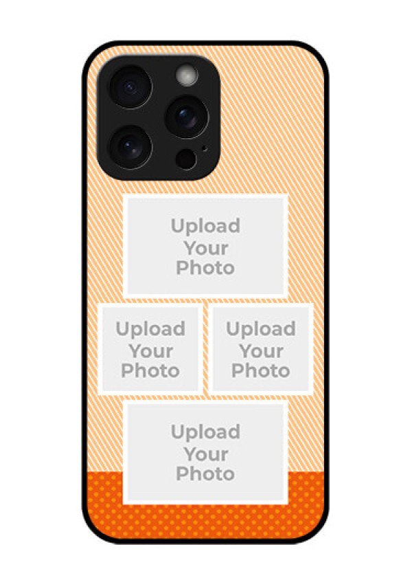 iPhone 15 Pro Max Custom Glass Phone Case - Bulk Photos Upload Design