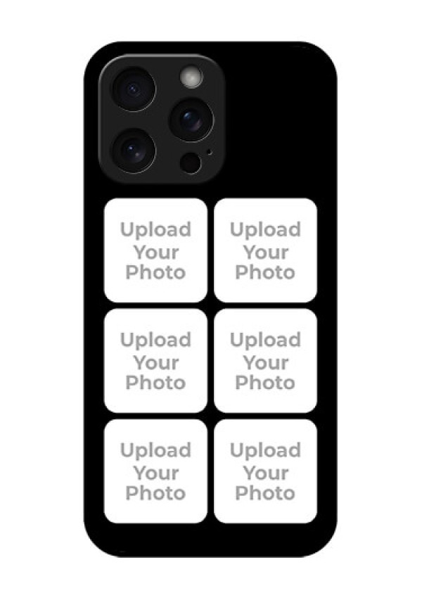iPhone 15 Pro Max Custom Glass Phone Case - Multiple Pictures Design