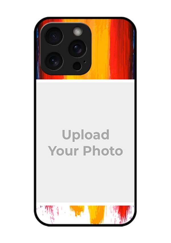iPhone 15 Pro Max Custom Glass Phone Case - Multi Color Design