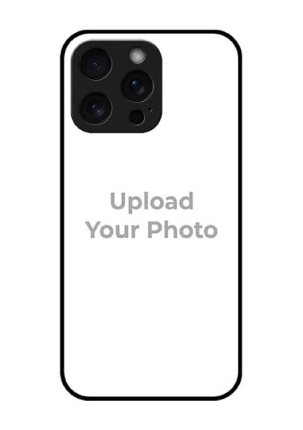 iPhone 15 Pro Max Custom Glass Phone Case - Upload Full Picture Design