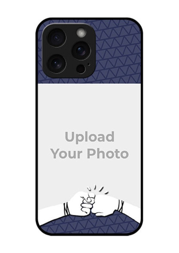 iPhone 15 Pro Max Custom Glass Phone Case - With Best Friends Design