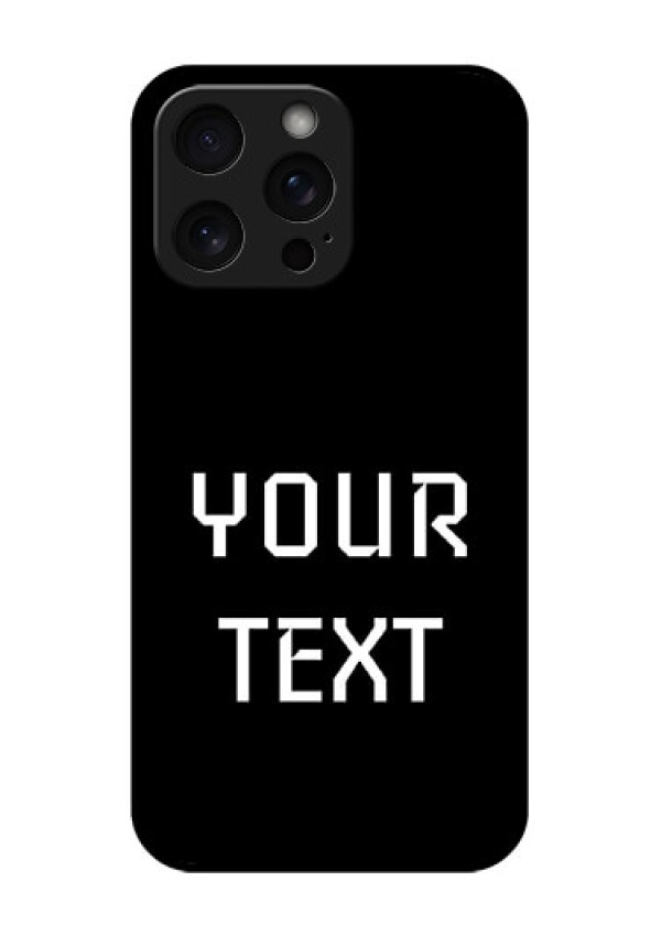 iPhone 15 Pro Max Custom Glass Phone Case - Your Name Design