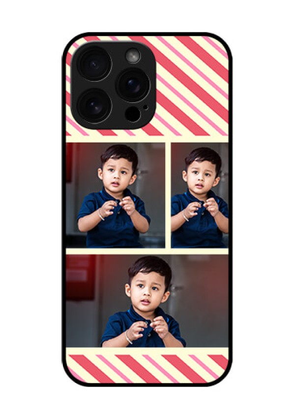 iPhone 16 Pro Max Custom Glass Phone Case - Picture Upload Mobile Case Design