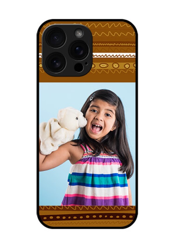 iPhone 16 Pro Max Custom Glass Phone Case - Friends Picture Upload Design