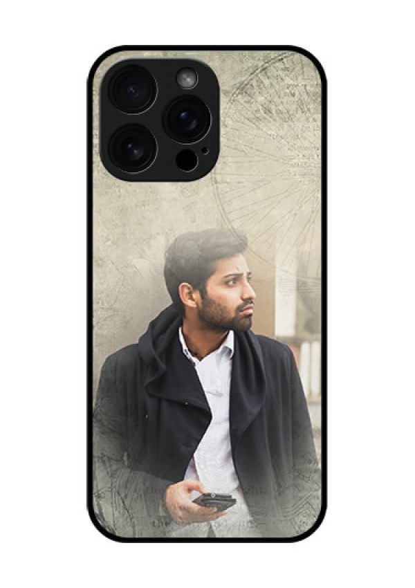 iPhone 16 Pro Max Custom Glass Phone Case - With Vintage Design