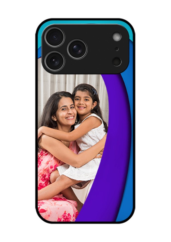 Apple iPhone 17 Pro Max Custom Glass Phone Case - Simple Pattern Design
