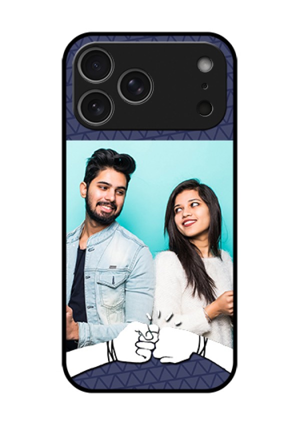 Apple iPhone 17 Pro Max Custom Glass Phone Case - With Best Friends Design