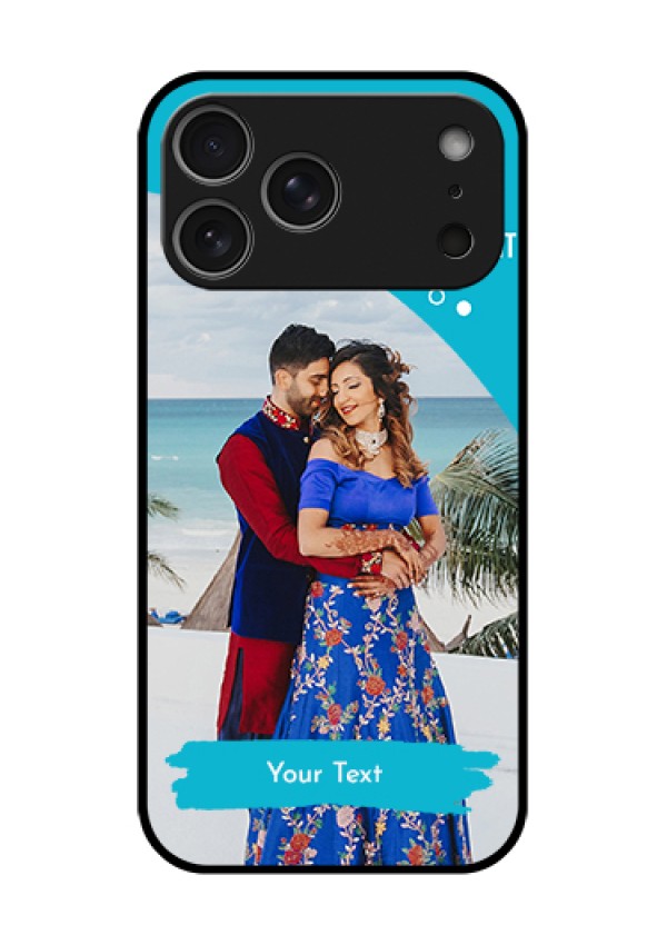 Apple iPhone 17 Pro Max Custom Glass Phone Case - Happy Moment Design