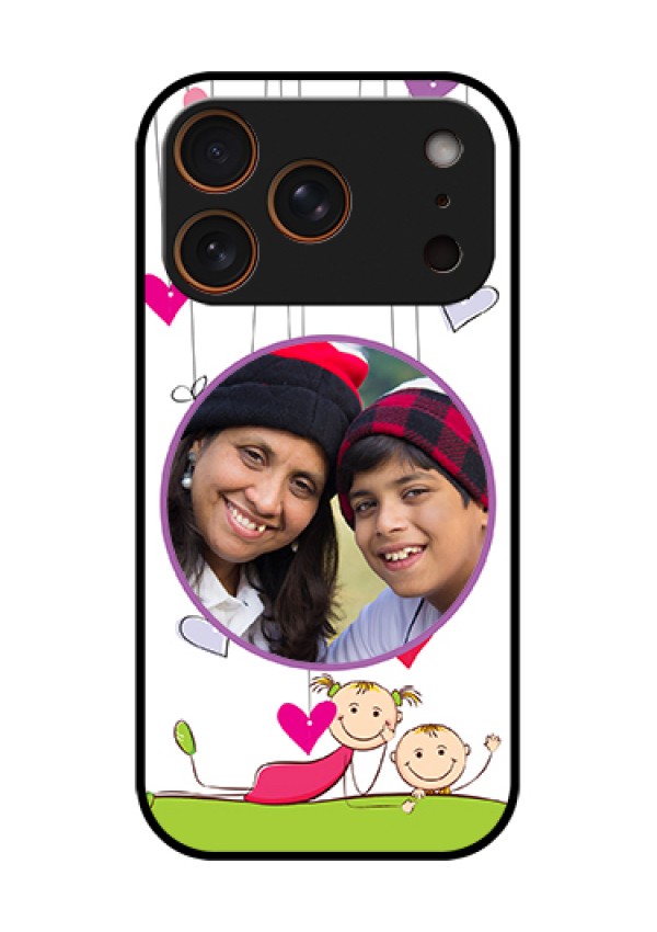 Apple iPhone 17 Pro Custom Glass Phone Case - Cute Kids Phone Case Design