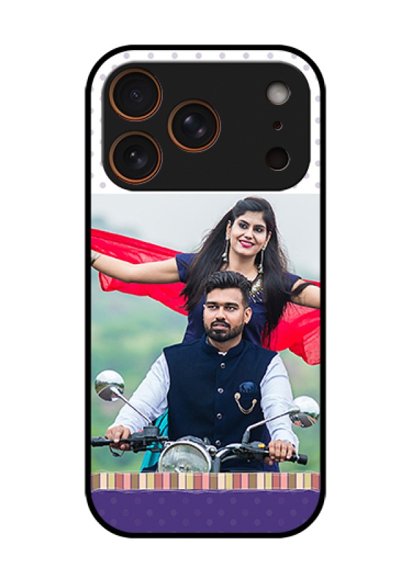 Apple iPhone 17 Pro Custom Glass Phone Case - Cute Family Design