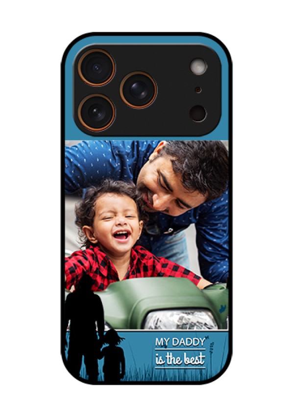 Apple iPhone 17 Pro Custom Glass Phone Case - Best Dad Design