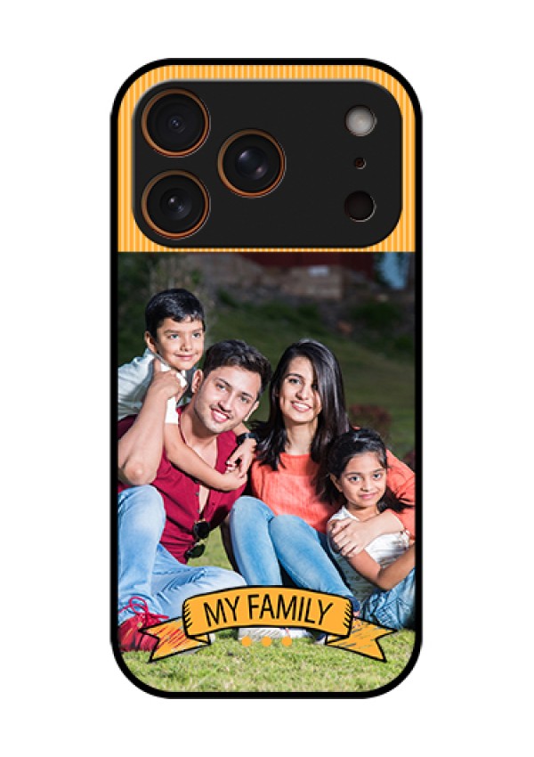 Apple iPhone 17 Pro Custom Glass Phone Case - My Family Design
