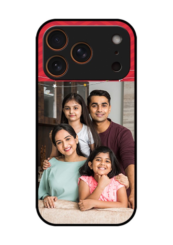 Apple iPhone 17 Pro Custom Glass Phone Case - Happy Family Design