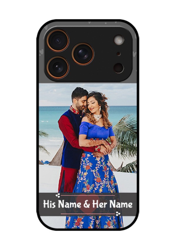 Apple iPhone 17 Pro Custom Glass Phone Case - Buy Love Design With Photo Online