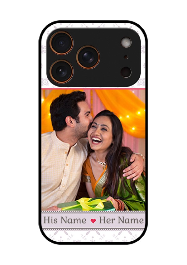 Apple iPhone 17 Pro Custom Glass Phone Case - With Photo And Ethnic Design