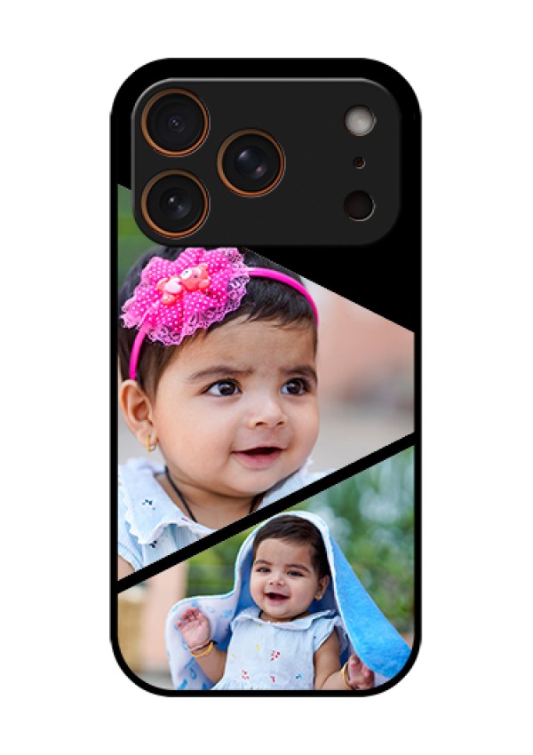 Apple iPhone 17 Pro Custom Glass Phone Case - Semi Cut Design