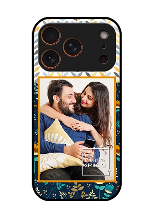 Apple iPhone 17 Pro Custom Glass Phone Case - Pattern Design