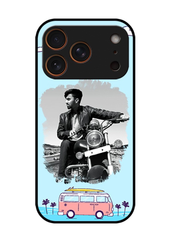 Apple iPhone 17 Pro Custom Glass Phone Case - Travel & Adventure Design