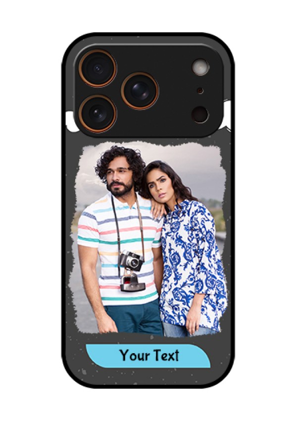 Apple iPhone 17 Pro Custom Glass Phone Case - Splashes With Love Doodles Design