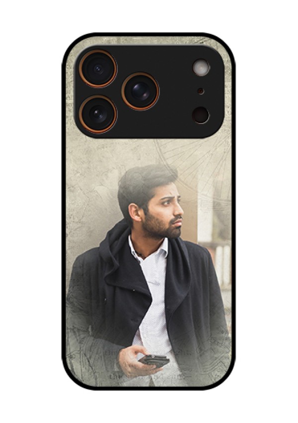 Apple iPhone 17 Pro Custom Glass Phone Case - With Vintage Design