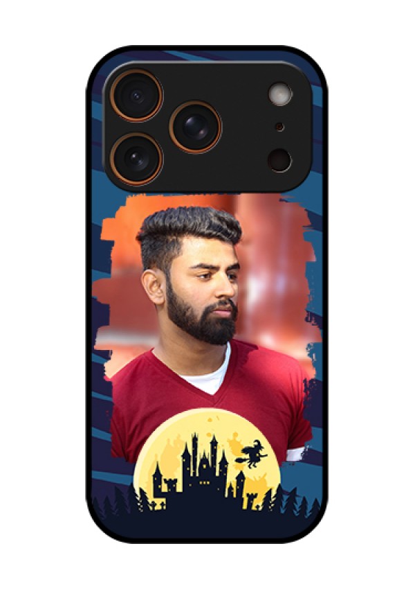 Apple iPhone 17 Pro Custom Glass Phone Case - Halloween Witch Design