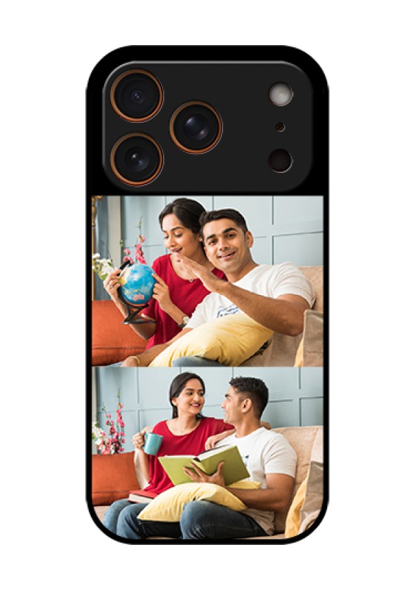 Apple iPhone 17 Pro Custom Glass Phone Case - 2 Images Design
