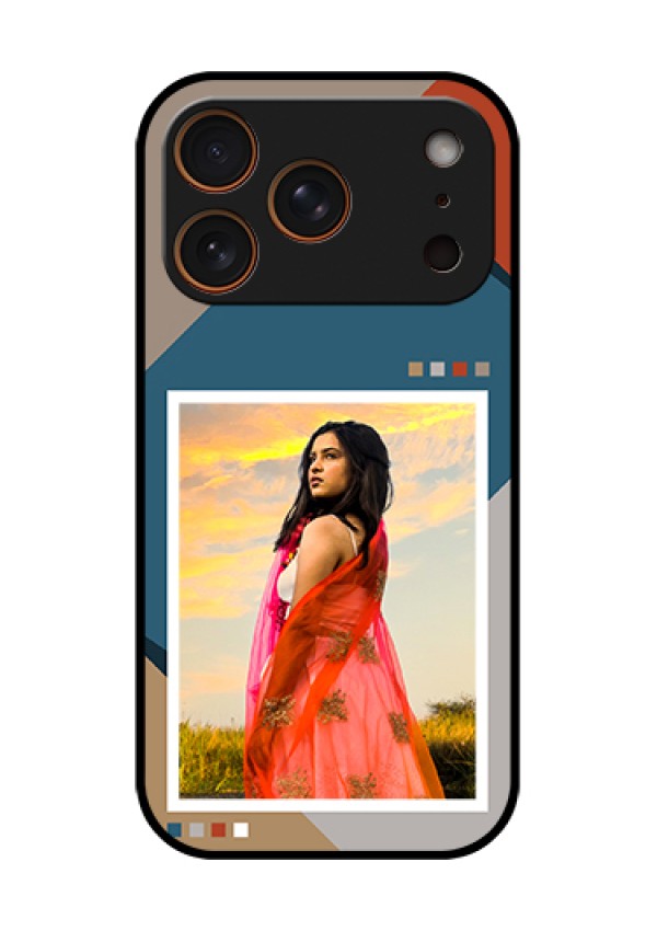 Apple iPhone 17 Pro Custom Glass Phone Case - Retro Color Pallet Design