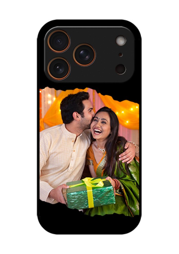 Apple iPhone 17 Pro Custom Glass Phone Case - Tear - Off Design