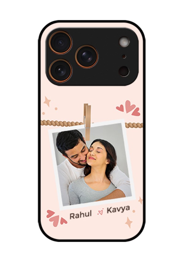 Apple iPhone 17 Pro Custom Glass Phone Case - Forever And Ever Love Design